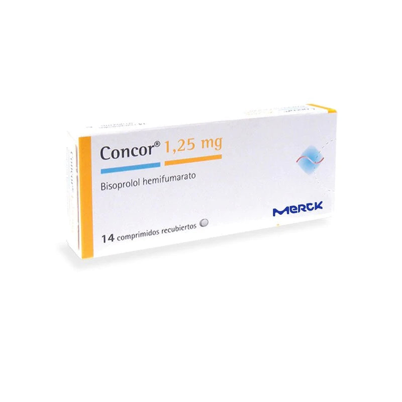 Concor 1,25mg 14 Comprimidos