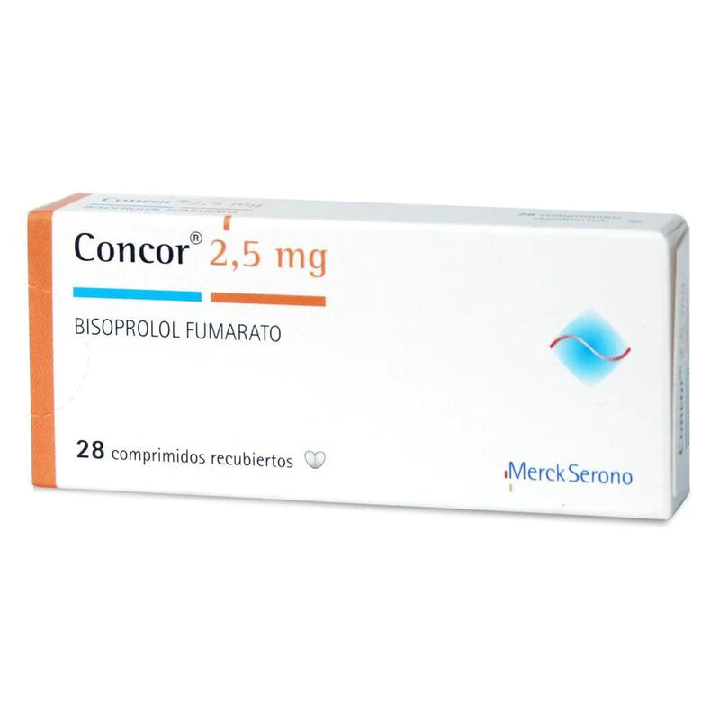 Concor 2,5mg 28 Comprimidos