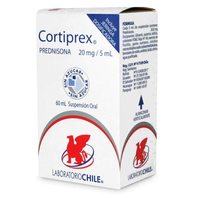 Cortiprex 20mg/5ml 60ml Suspension oral