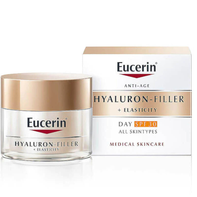 Crema Facial Antiarrugas Eucerin Elasticity + Filler Día FPS30 50ml