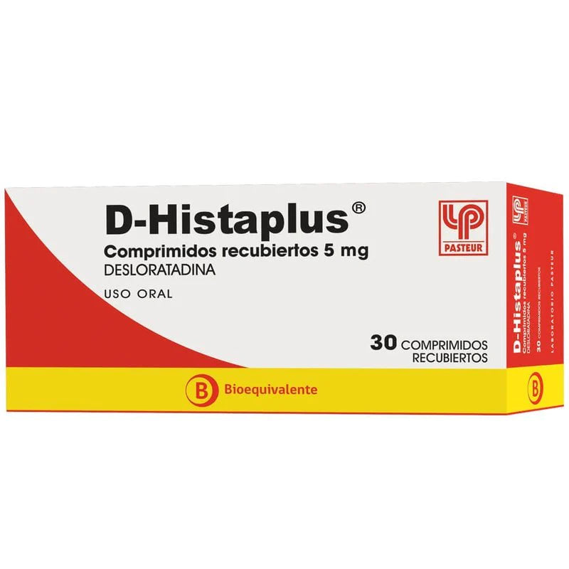 D-Histaplus 5mg 30 Comprimidos recubiertos