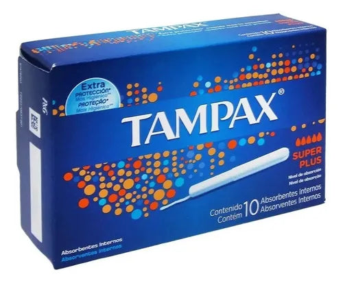 Tampax Super Plus Con Aplicador 10 unidades