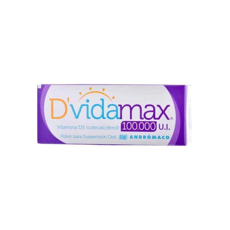 D'vidamax 100.000 U.I. polvo para suspensión oral 1g