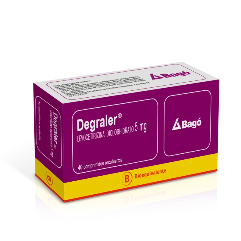 Degraler 5mg 40 Comprimidos