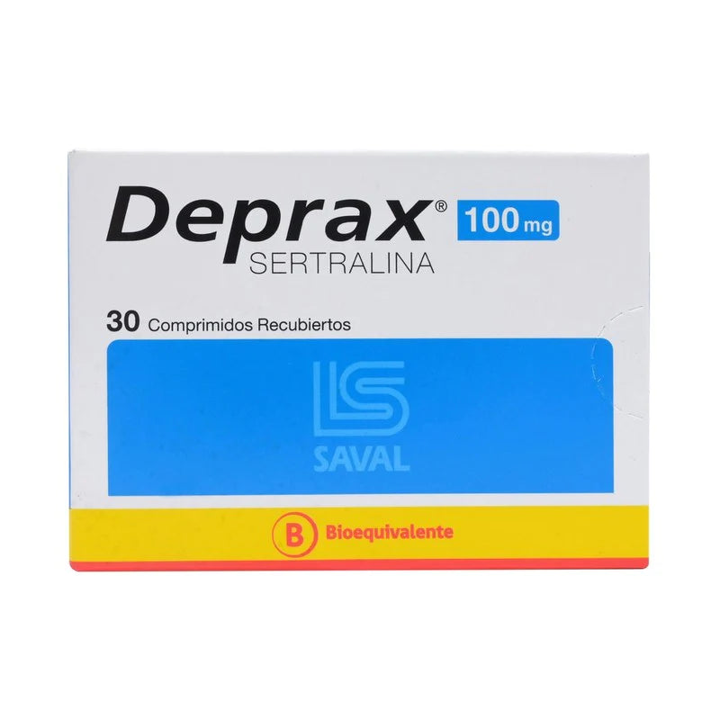 Deprax 100mg 30 Comprimidos Recubiertos