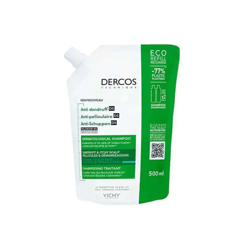 Dercos Anti-Caspa Eco-Refill Shampoo 500ml
