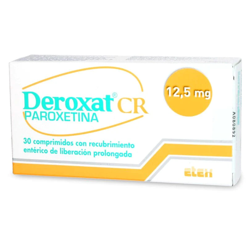 Deroxat CR 12,5mg 30 Comprimidos con recubrimiento entérico de liberación prolongada