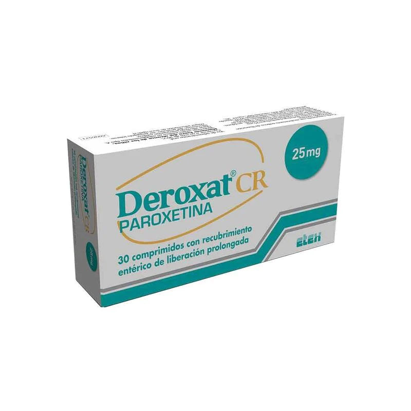 Deroxat CR 25mg 30 Comprimidos con recubrimiento entérico