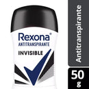 Desodorante Barra Rexona Invisible 50g