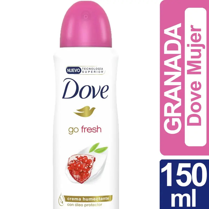Desodorante Dove Go Fresh Granda y Verbena Spray Mujer 150 ml