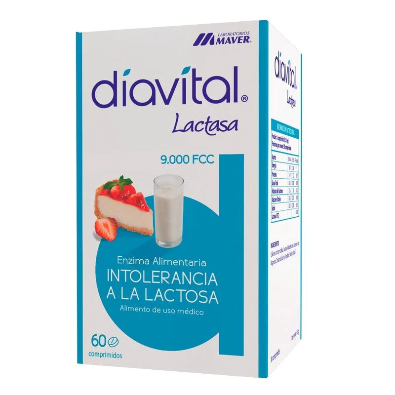 Diavital lactasa 9000FCC 60 Comprimidos