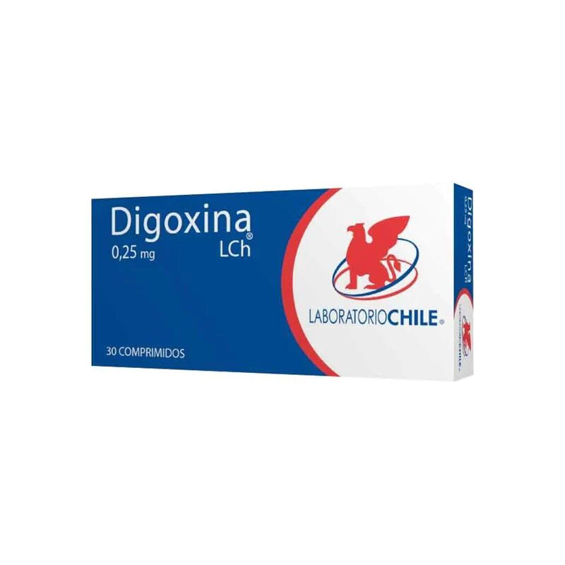 Digoxina 0,25mg 30 Comprimidos