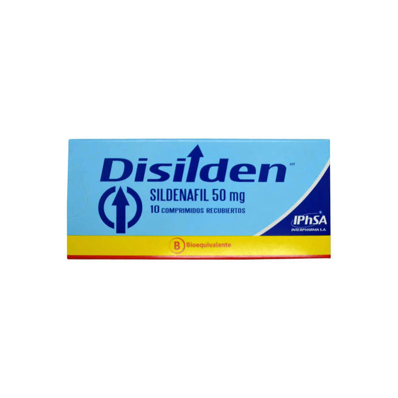 Disilden Sildenafil 50mg 10 Comprimidos recubiertos