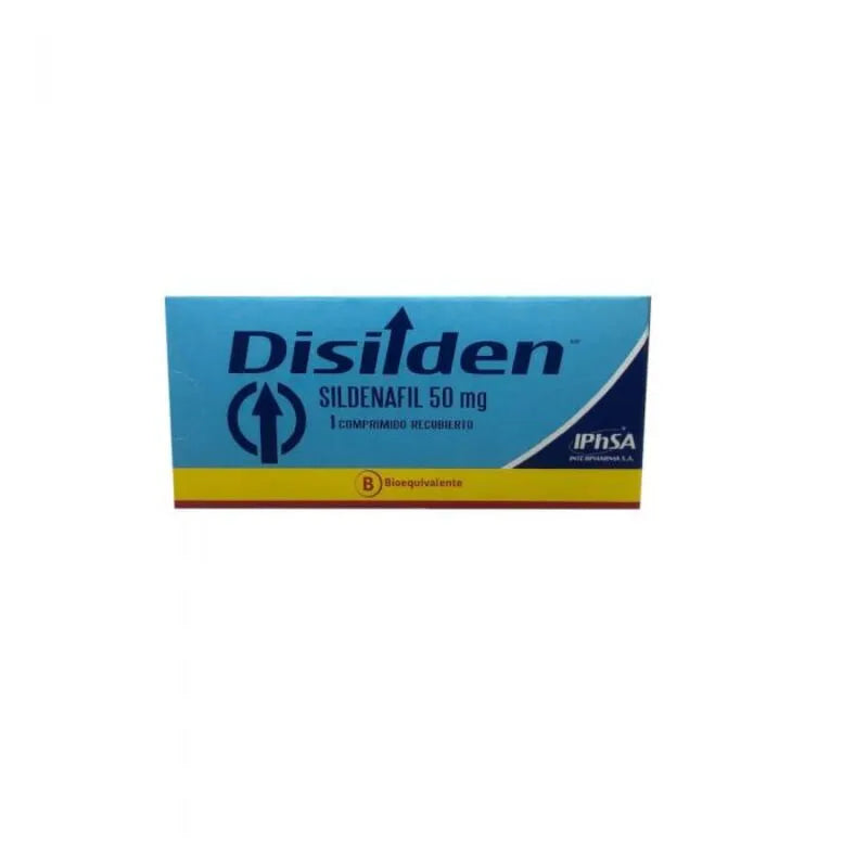 Disilden Sildenafil 50mg 1 Comprimidos recubiertos