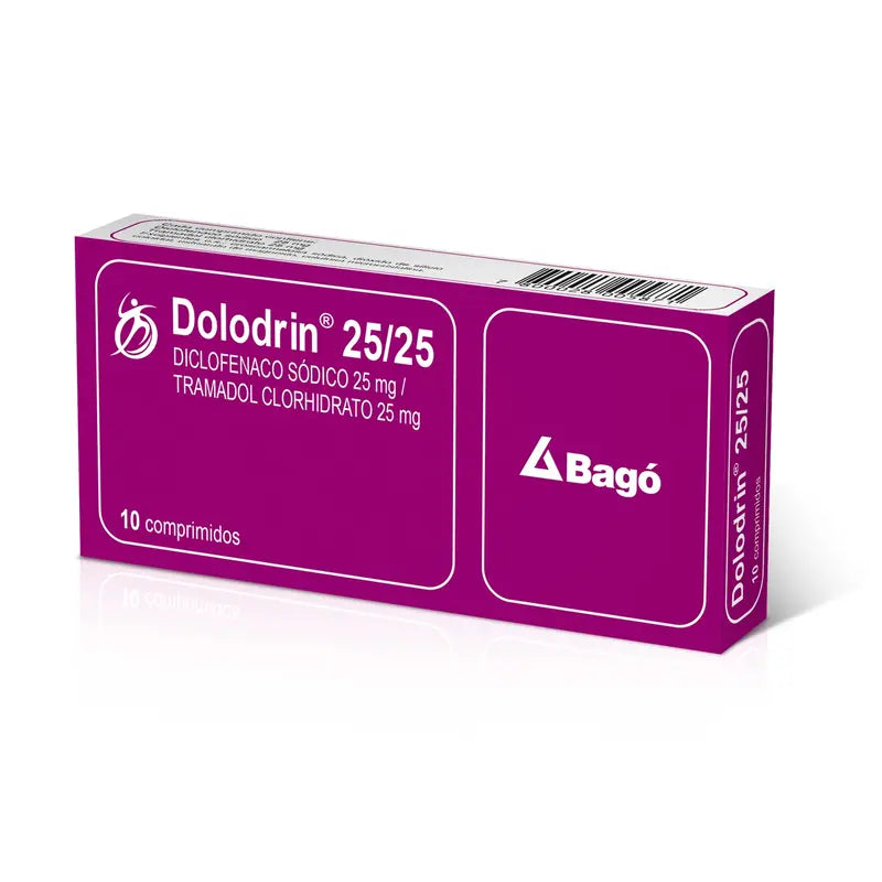 Dolodrin 25/25 10 comprimidos