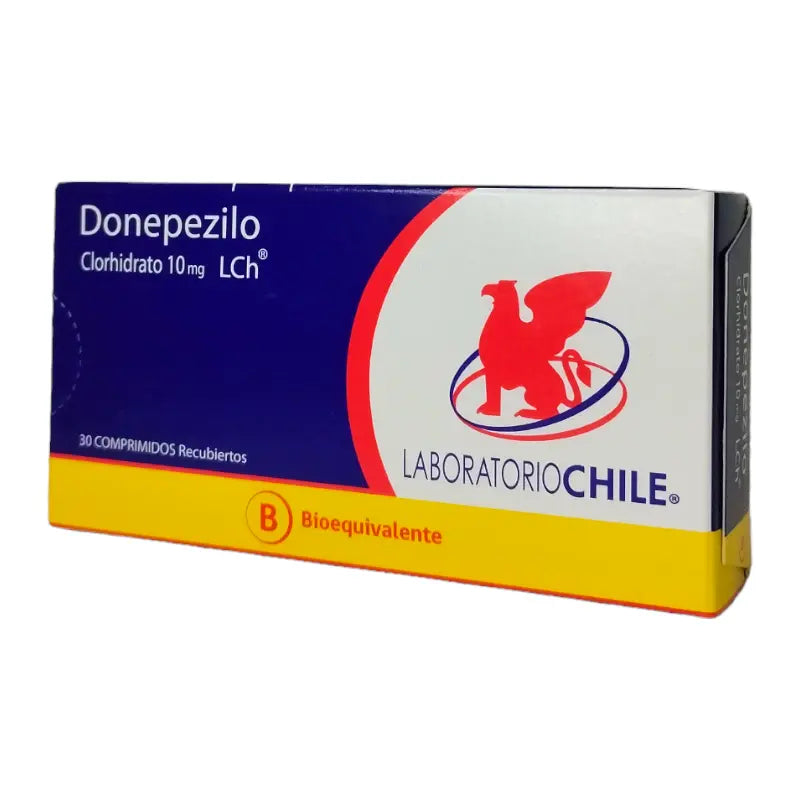 Donepezilo Clorhidrato 10mg 30 Comprimidos Recubiertos