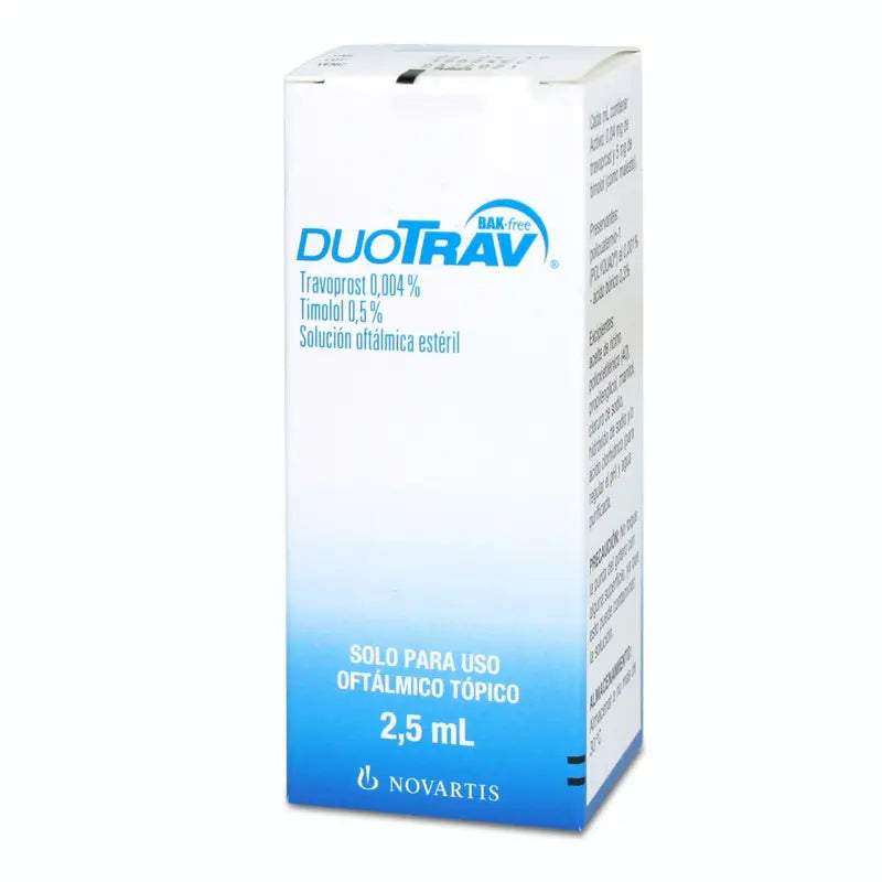 Duotrav Back-Free Solución Oftalmica 3ml