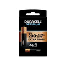 Duracell Optimum Pila AA 4 Unidades