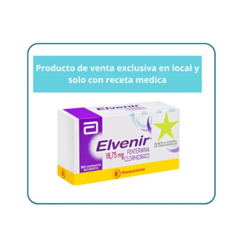 Elvenir 18,75mg 30 Comprimidos Recubiertos