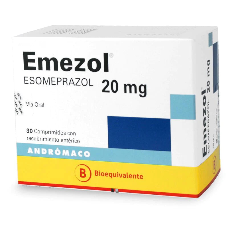 Emezol 20mg 30 Comprimidos recubiertos