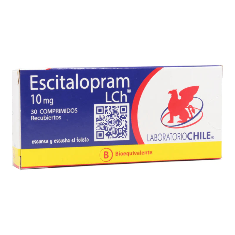 Escitalopram 10mg 30 Comprimidos recubiertos