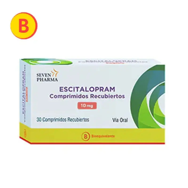 Escitalopram 10 mg 30 comprimidos recubiertos