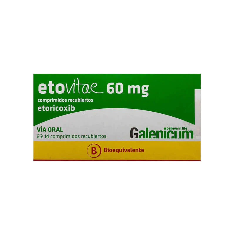 Etovitae 60mg 14 Comprimidos recubiertos