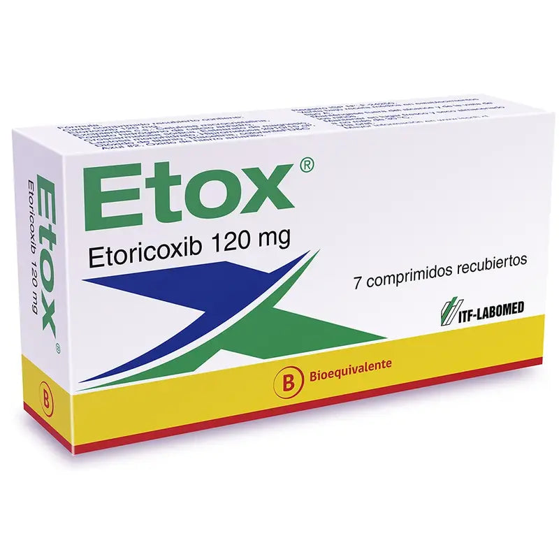 Etox 120mg 7 Comprimidos Recubiertos