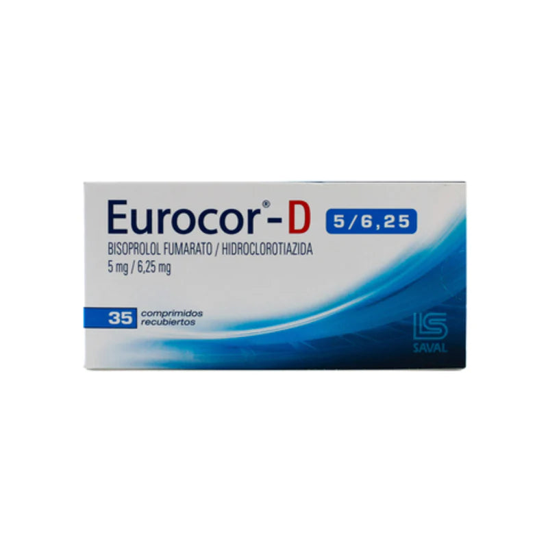 Eurocor-d 5mg/6,25mg 35 Comprimidos