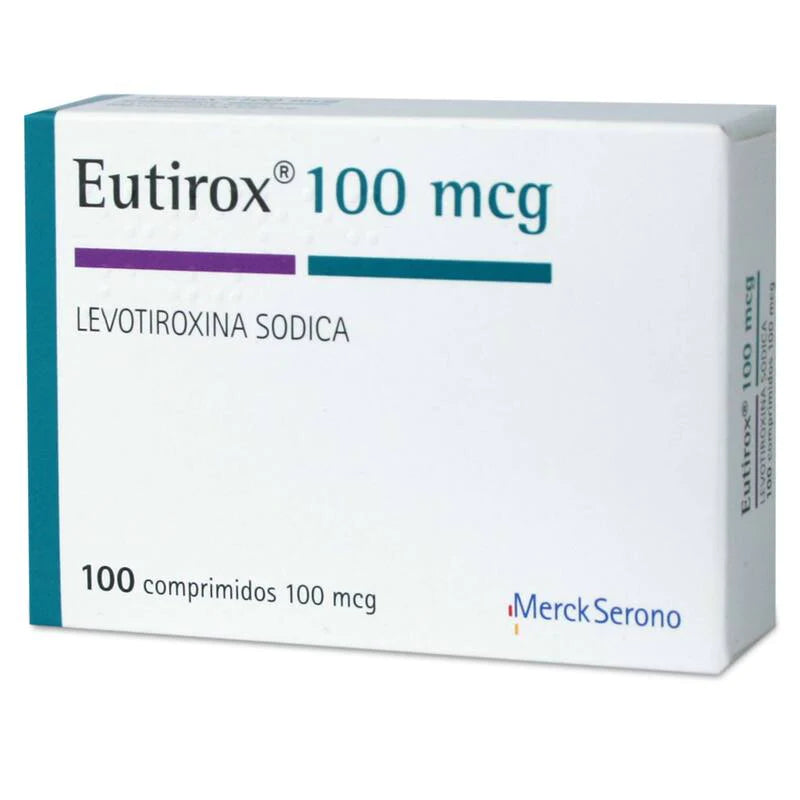 Eutirox 100mcg 100 Comprimidos