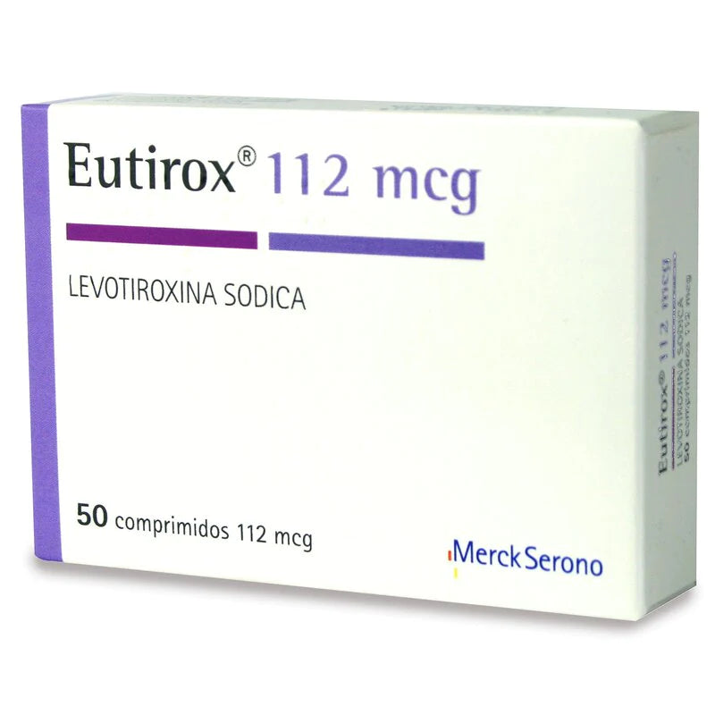 Eutirox 112mcg 50 Comprimidos