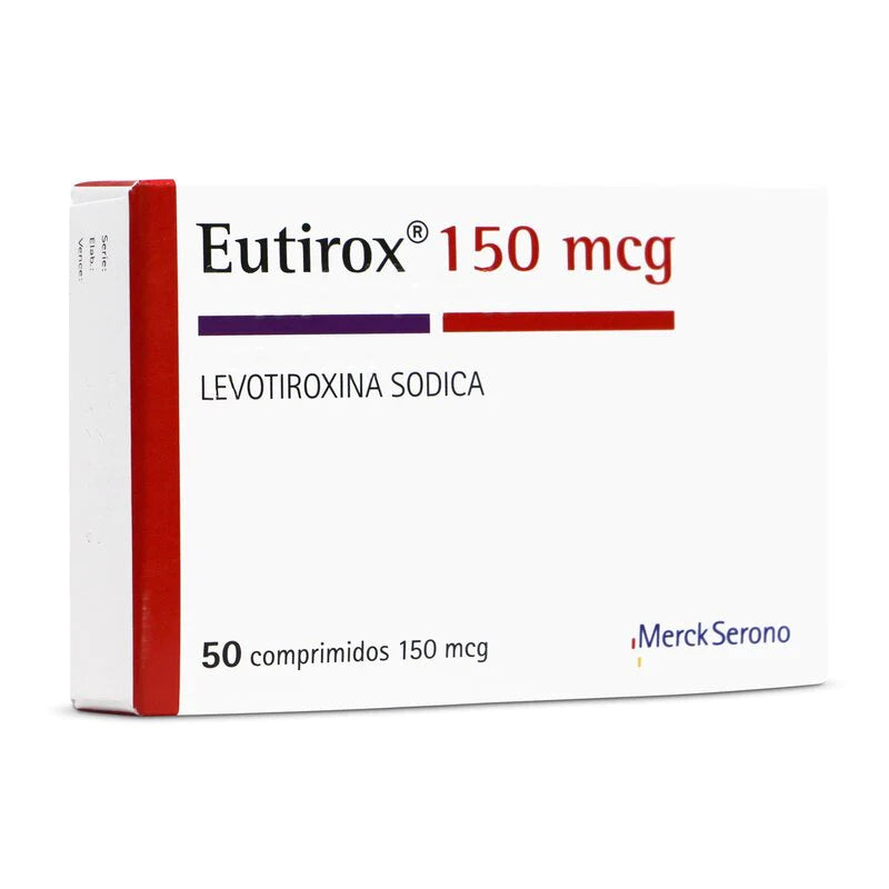 Eutirox 150mcg 50 Comprimidos