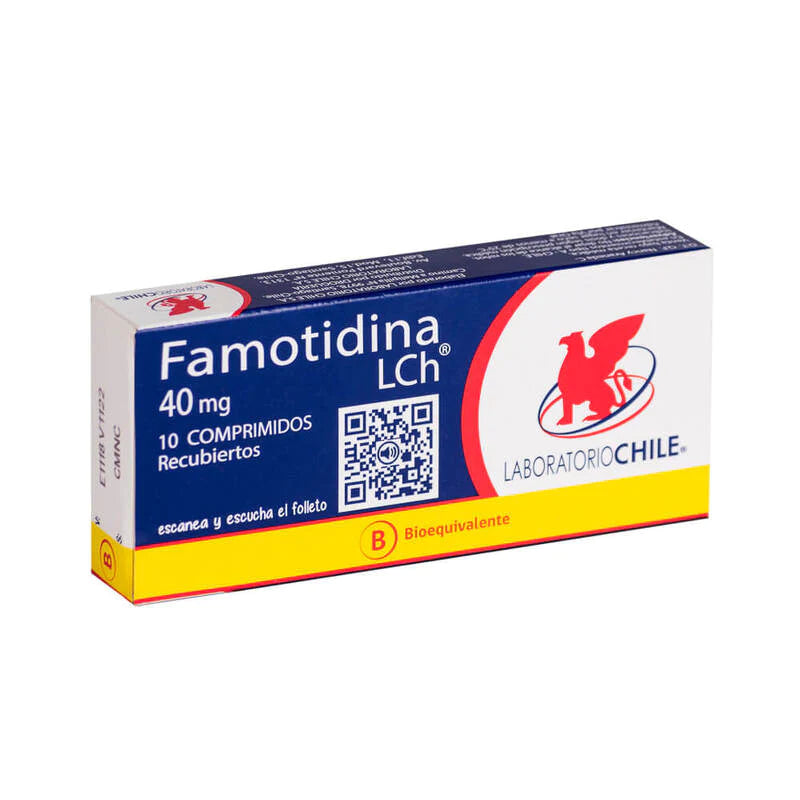 Famotidina 40mg 10 Comprimidos recubiertos