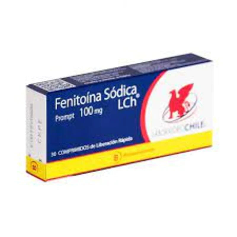 Fenitoína Sódica 100mg 30 Comprimidos