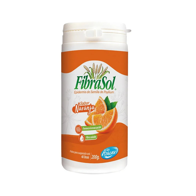 FibraSol Sabor Naranja 40 Dosis 200 gr