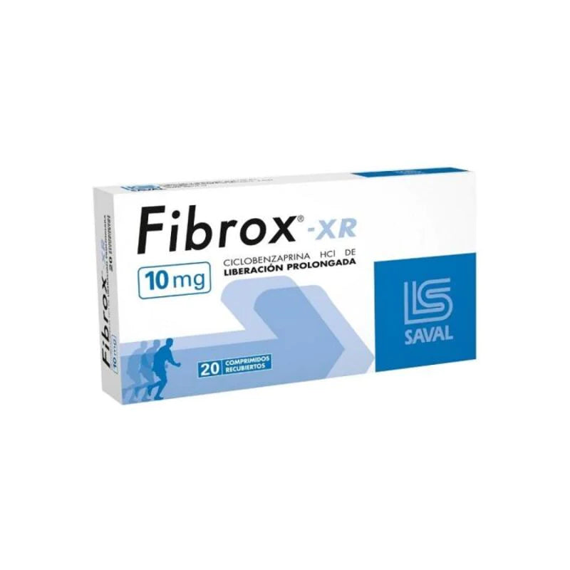 Fibrolan Rx Fibrox XR 10mg 20 Comprimidos recubiertos