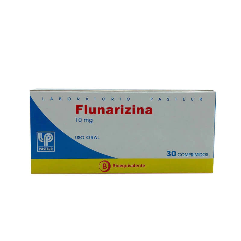 Flunarizina 10mg 30 Comprimidos