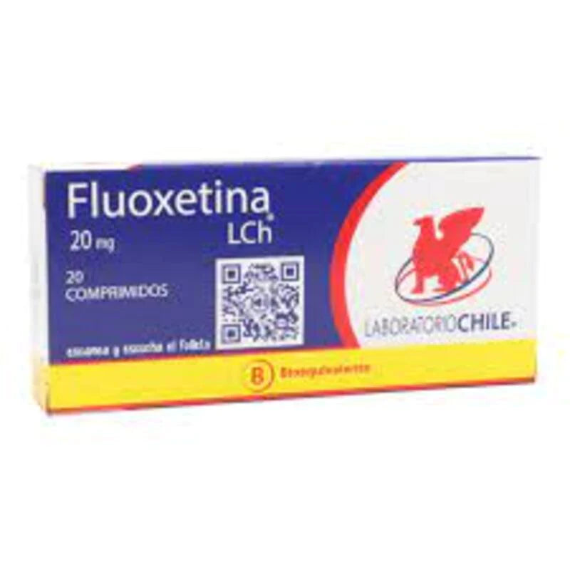 Fluoxetina 20mg 20 Comprimidos