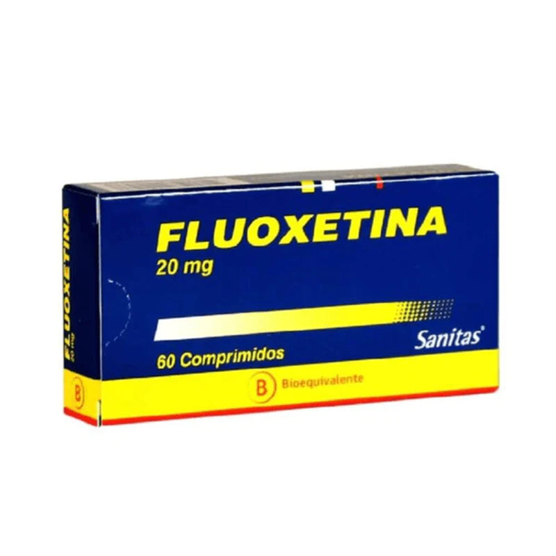 Fluoxetina 20mg 60 Comprimidos