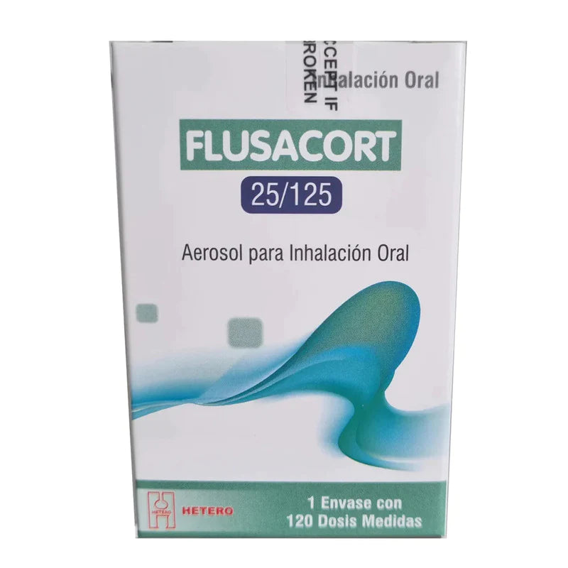 Flusacort 25/125 1 envase con 120 dosis medidas