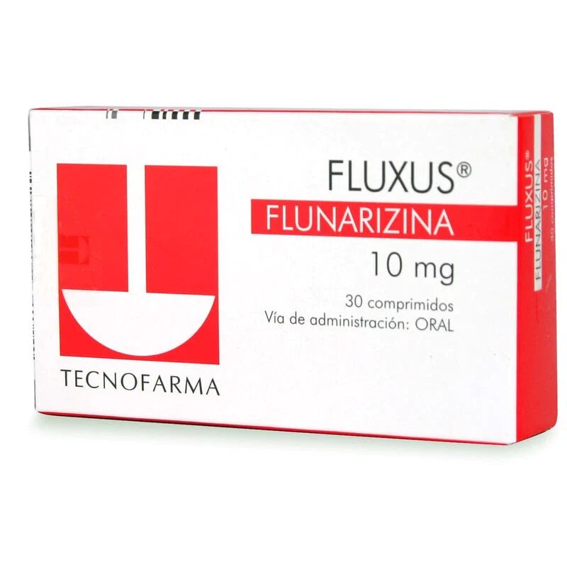 Fluxus Flunarizina 10mg 30 Comprimidos