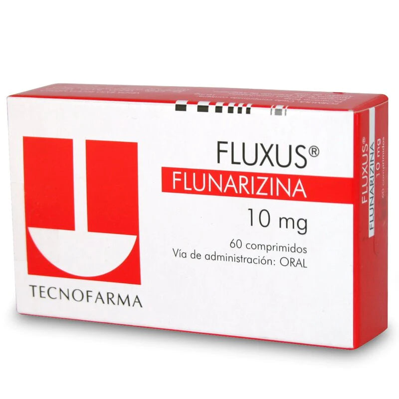 Fluxus Flunarizina 10mg 60 Comprimidos