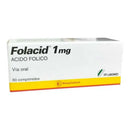Folacid 1mg 60 comprimidos (CENABAST)
