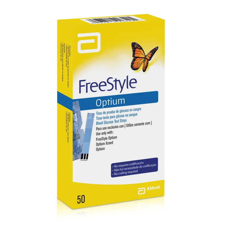 FreeStyle Optium 50 Tiras de Prueba