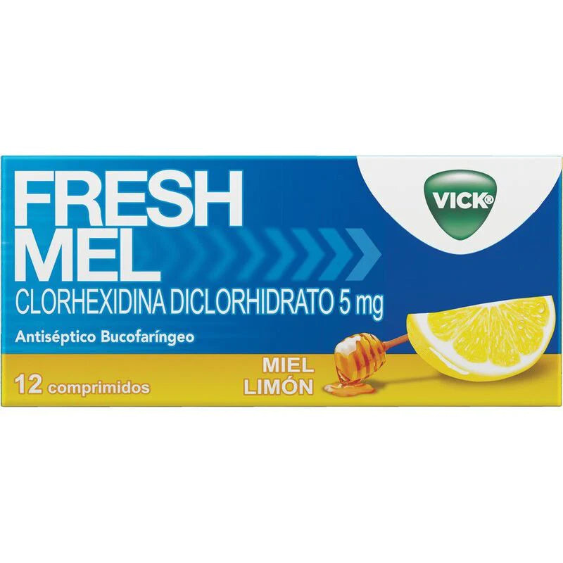 Freshmel 12 Comprimidos Sabor Miel Limón