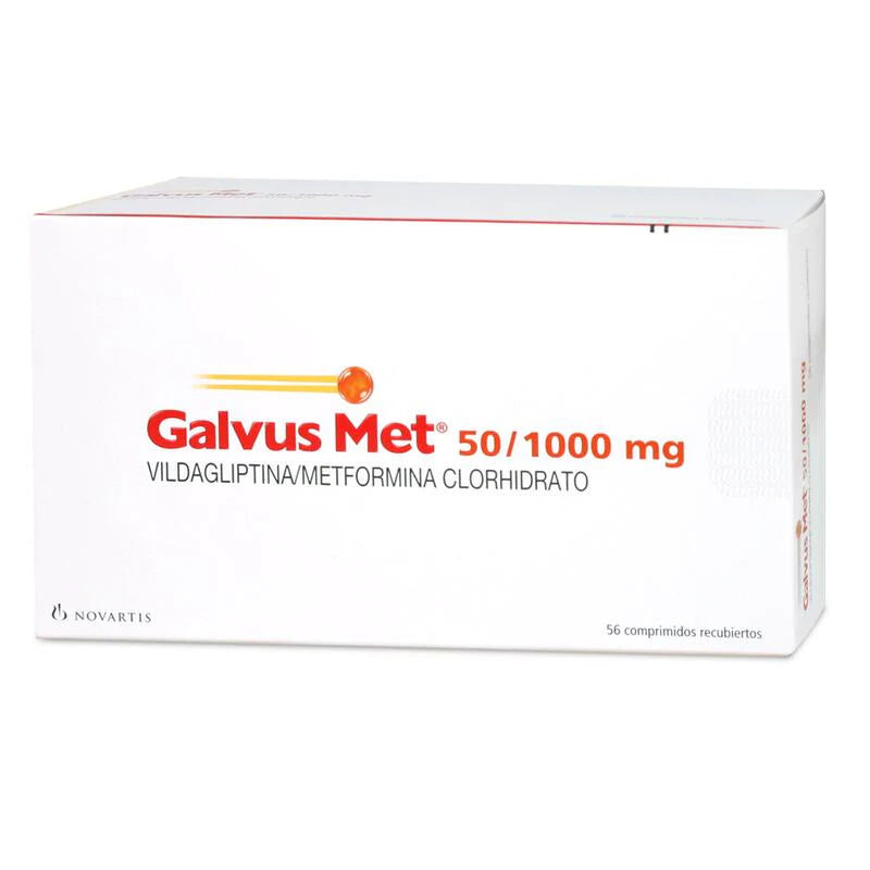 Galvus Met 50mg/1000mg 56 Comprimidos recubiertos