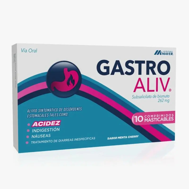 Gastroaliv 262mg 20 Comprimidos Masticables