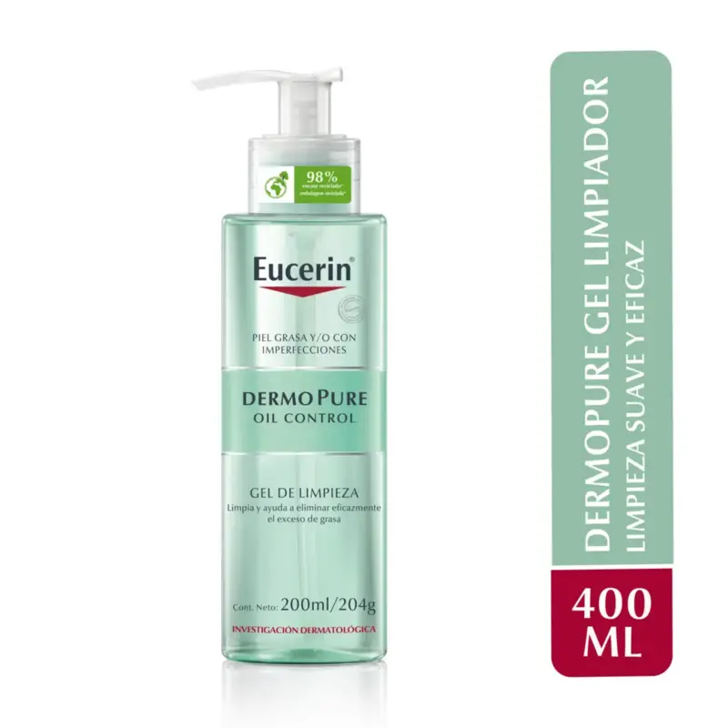 Gel Limpiador Facial Dermopure 400 mL