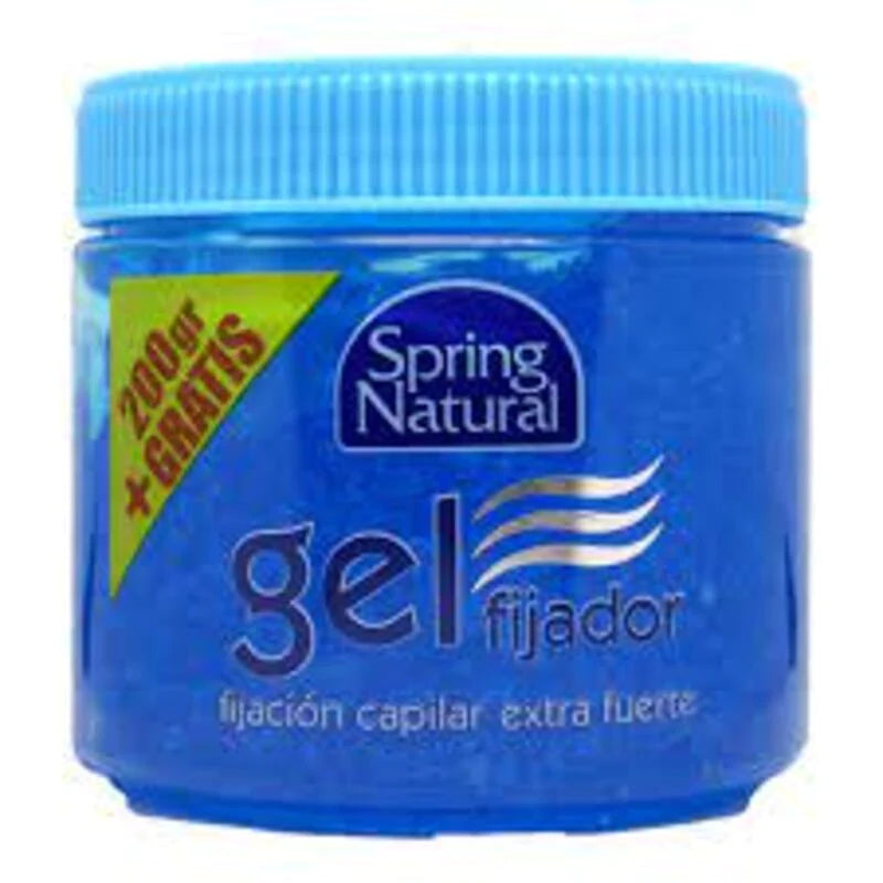 Gel fijador capilar extra fuerte Spring Natural 400gr