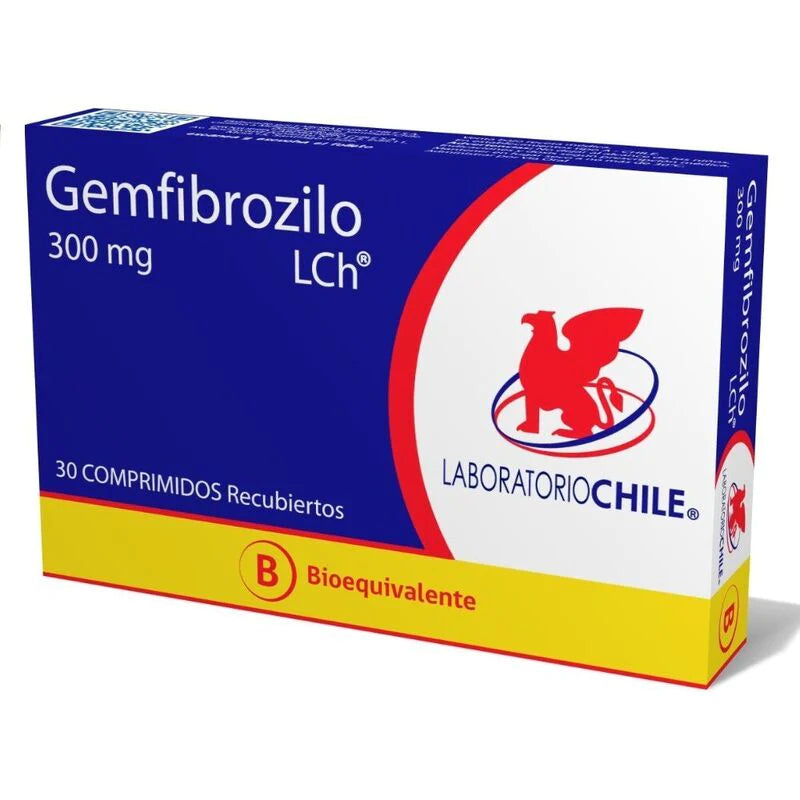 Gemfibrozilo 300mg 30 Comprimidos
